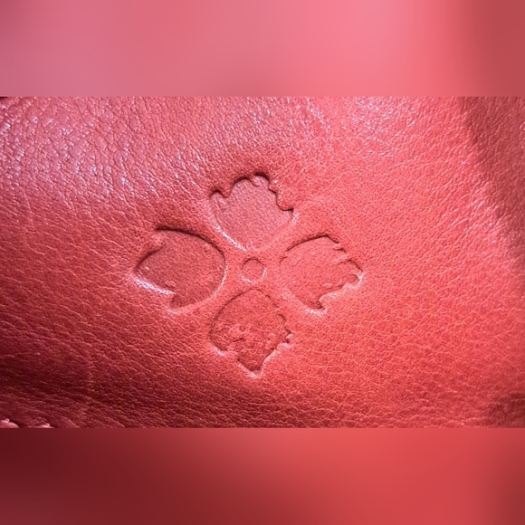 EUC Patricia Nash Burgundy Italian Sheepskin & Sherpa Casual Clutch Purse Bag - Picture 11 of 13